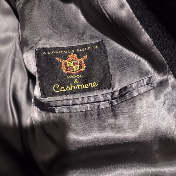 Vintage Kuppenheimer Men's Coat Cashmere Wool Blend Size XL - Picture 5 of 12